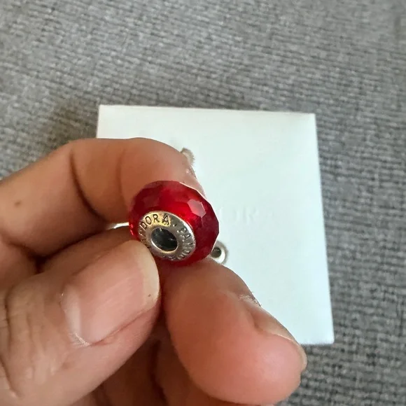 Pandora Red and Silver Charm Collection - Picture 4 of 7